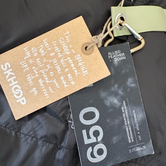 SKHOOP Black Long Down Skirt - Picture 2 of 6